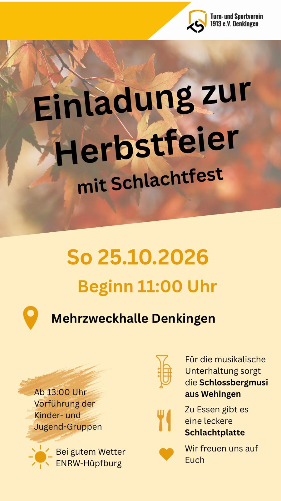 Herbstfeier 2026